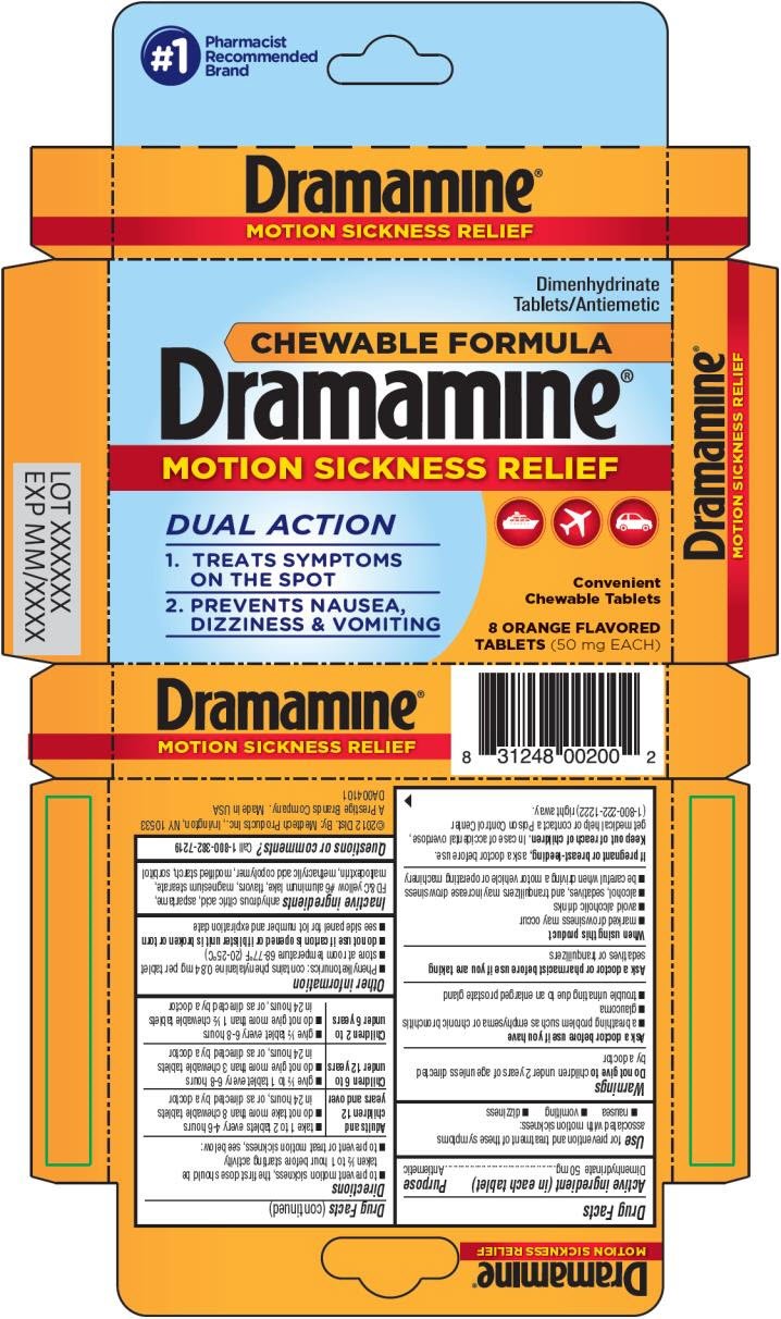 Dramamine chewable dosage how often